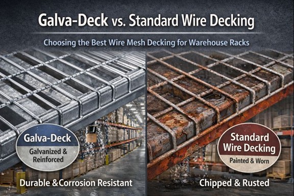 Galva-Deck vs. Standard Wire Decking image
